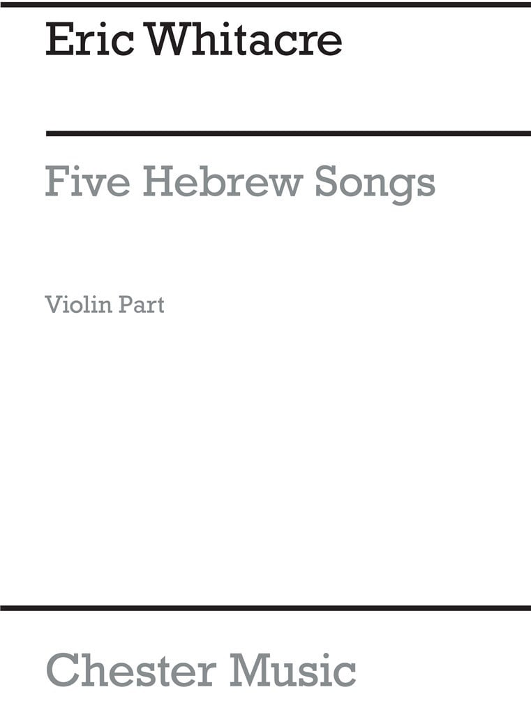 Five Hebrew Love Songs